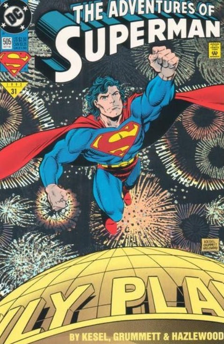 Adventures of Superman #505 Holographic Cover (1993) VF+ 8.5  - Comic