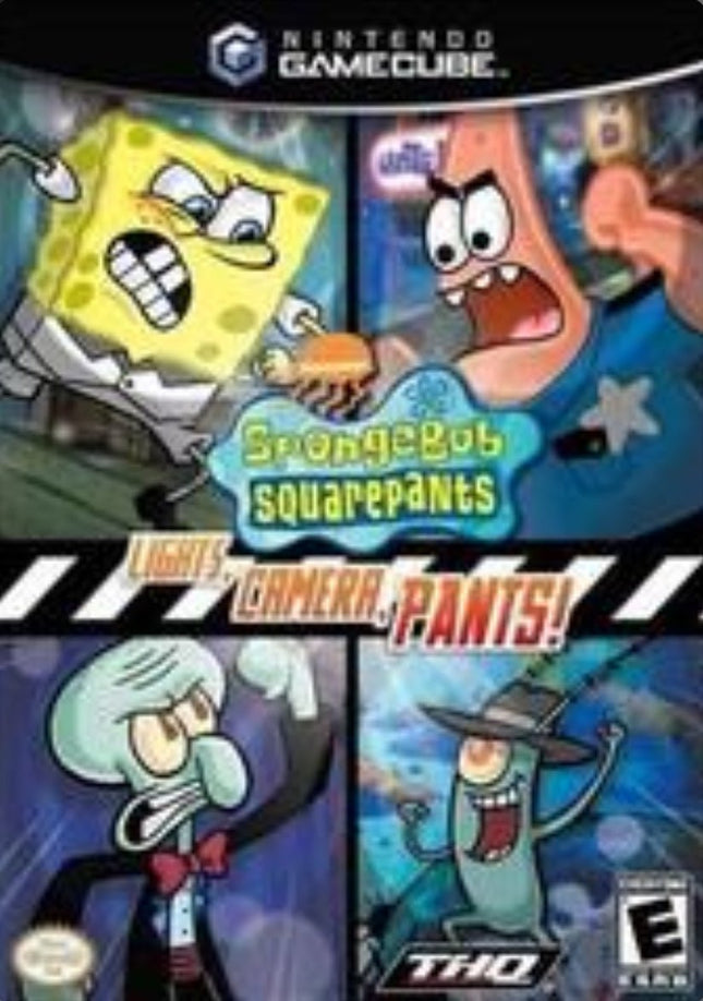 Spongebob Squarepants Lights Camera Pants - Disc Only - Gamecube