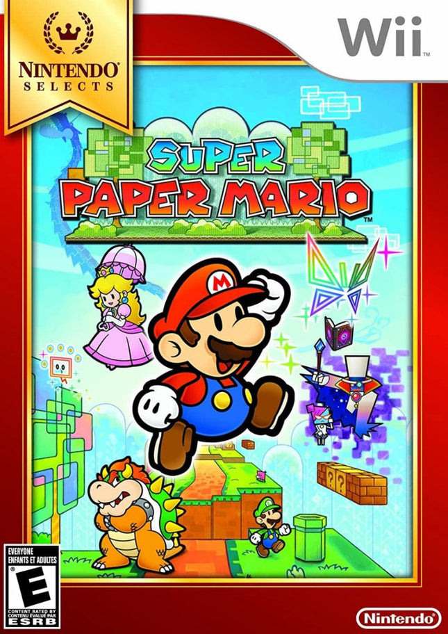 Super Paper Mario (Nintendo Selects) - Box And Disc Only - Nintendo Wii