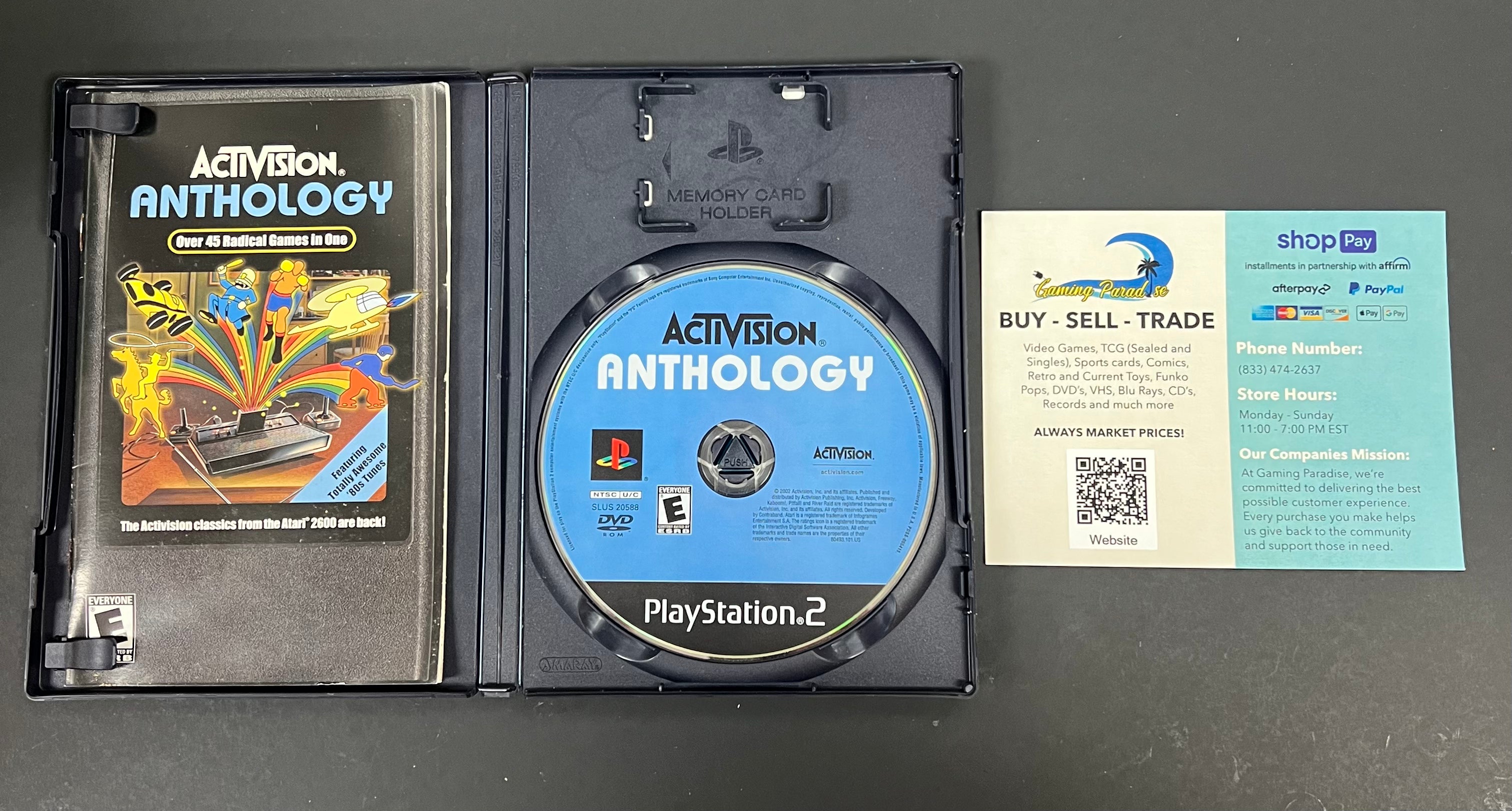 Activision Anthology PlayStation 2 CL 01