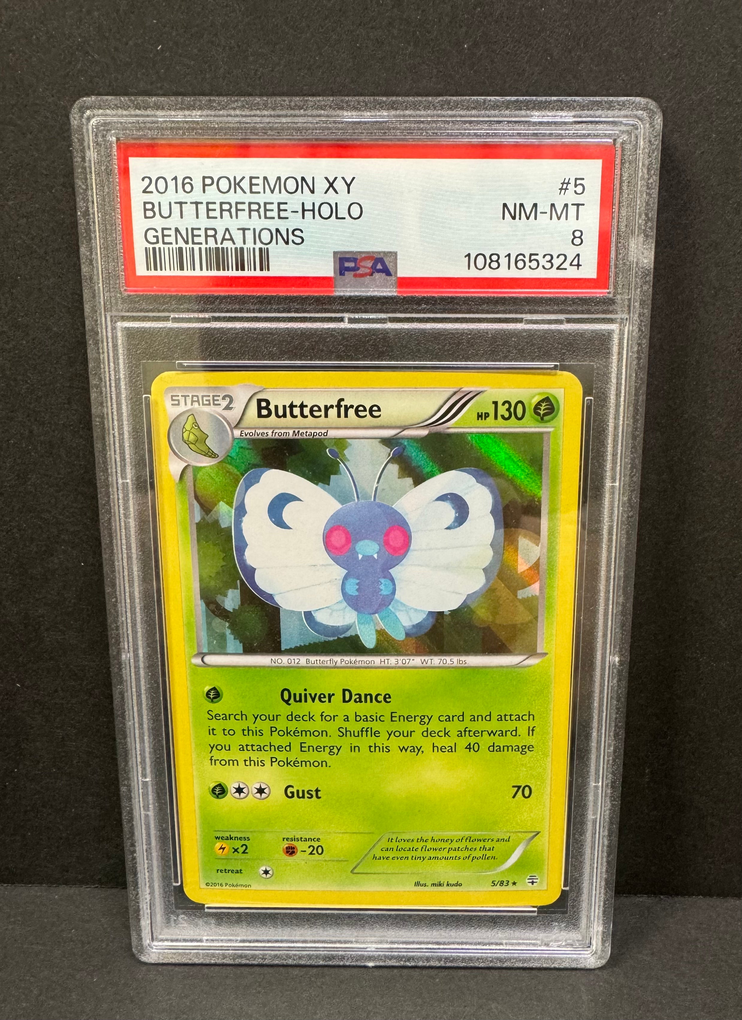 Butterfree 5/83 (PSA GRADE 8) (2016)