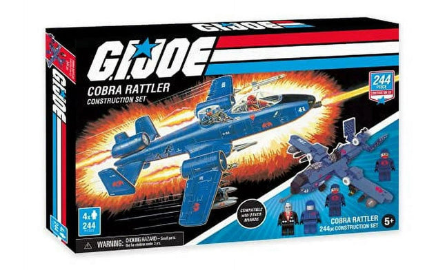 G.I. Joe Cobra Rattler Construction Set - New - Toys
