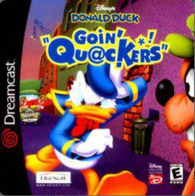 Donald Duck Goin Quackers - Complete In Box - Sega Dreamcast