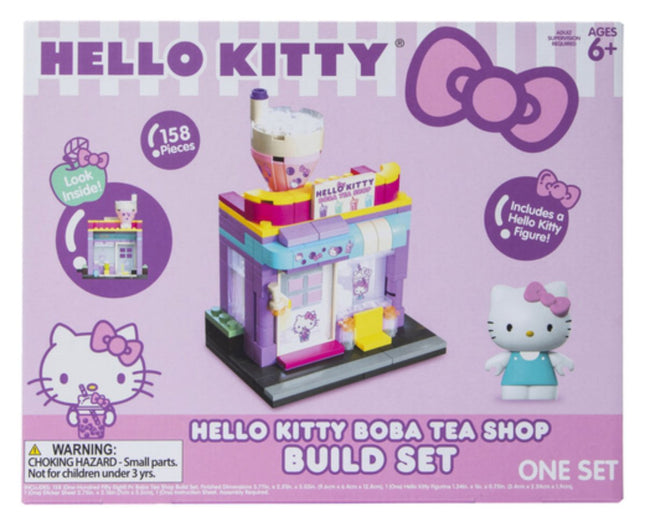 Sanrio Hello Kitty Boba Tea Store Build Set (New) - Toys