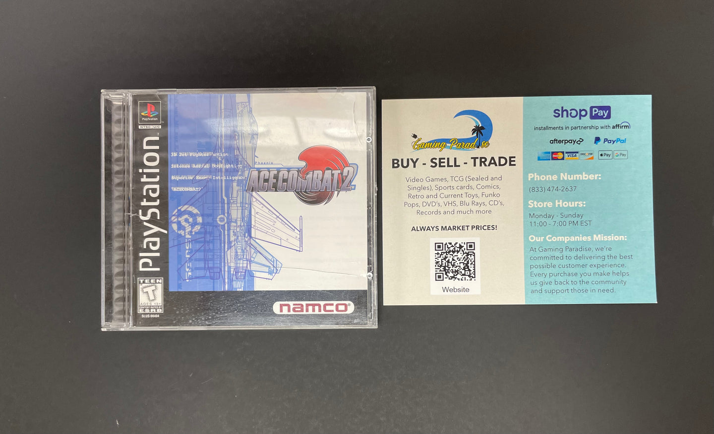 Ace Combat 2 PlayStation One CL 01