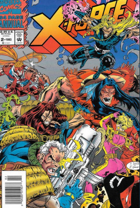 X-Force Annual #2 Newsstand Edition (1992) NM 9.8 (sealed)  - Comic