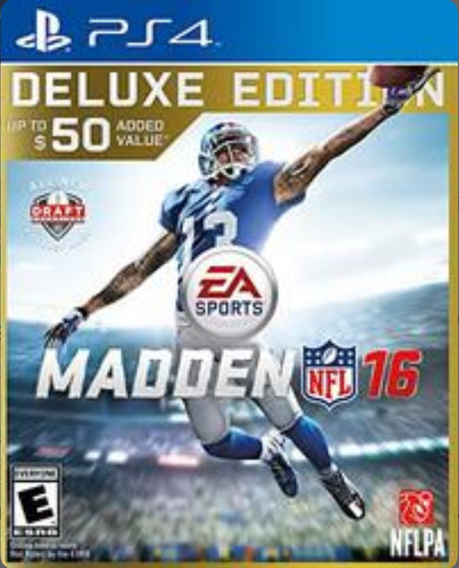 Madden NFL 16 ( Deluxe Edition ) - Complete In Box - PlayStation 4