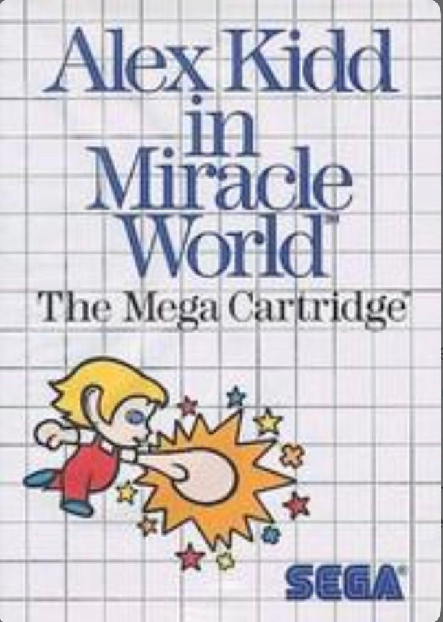 Alex Kidd In Miracle World - Box And Cart Only - Sega Master System
