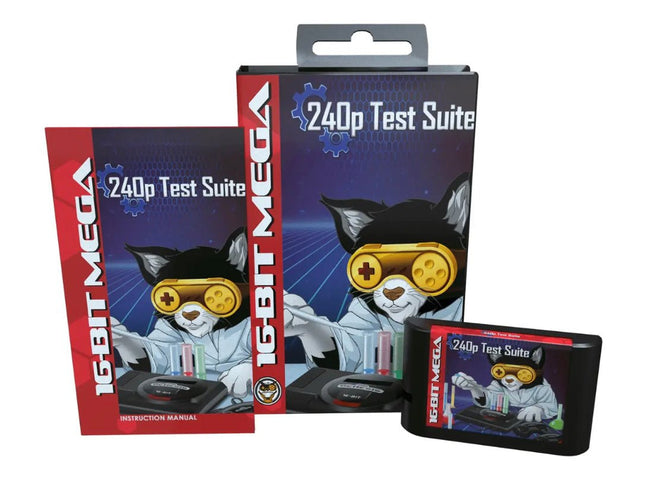 240p Test Suite - Complete In Box - Sega Genesis