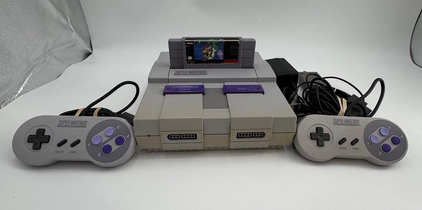 Super Nintendo Super Mario World Set Console