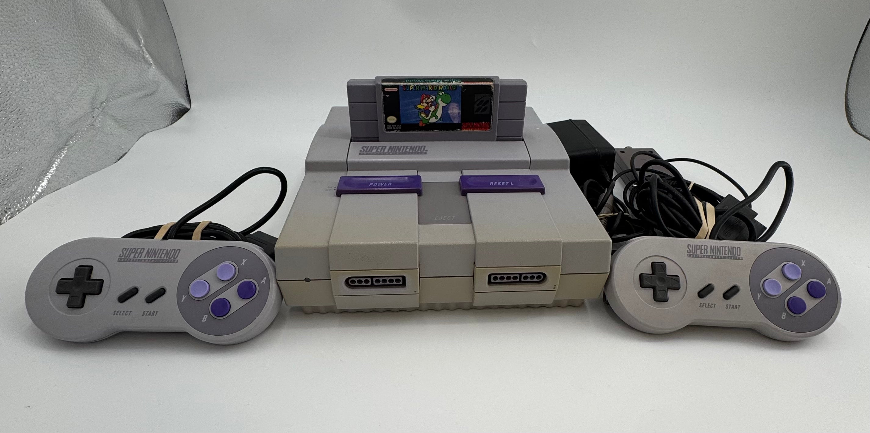 Super Nintendo Super Mario World Set Console