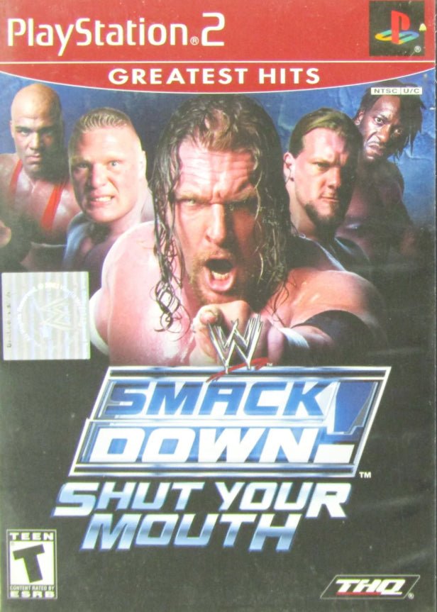 WWE Smackdown Shut Your Mouth (Greatest Hits) - Complete In Box - PlayStation 2