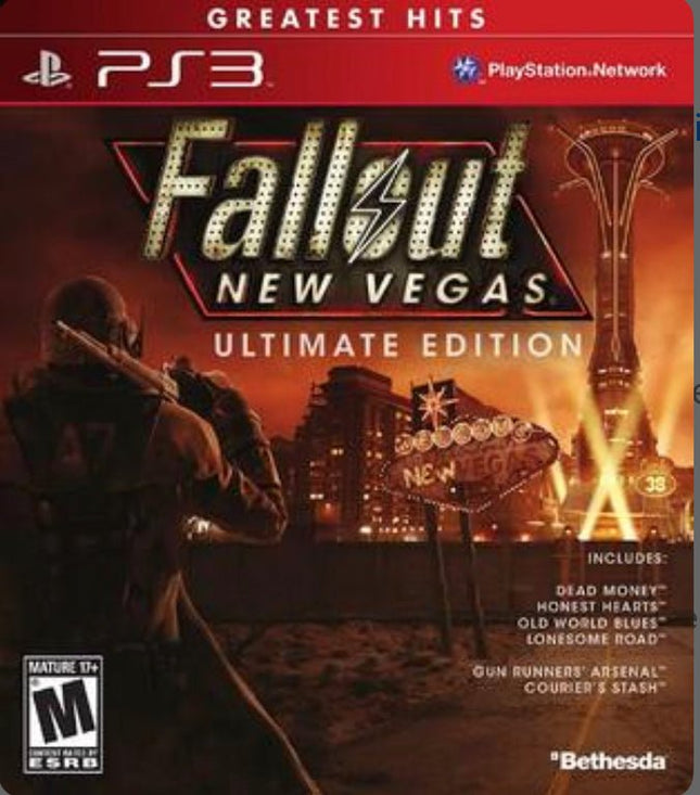 Fallout: New Vegas ( Ultimate Edition Greatest Hits ) - Box And Disk Only  - PlayStation 3