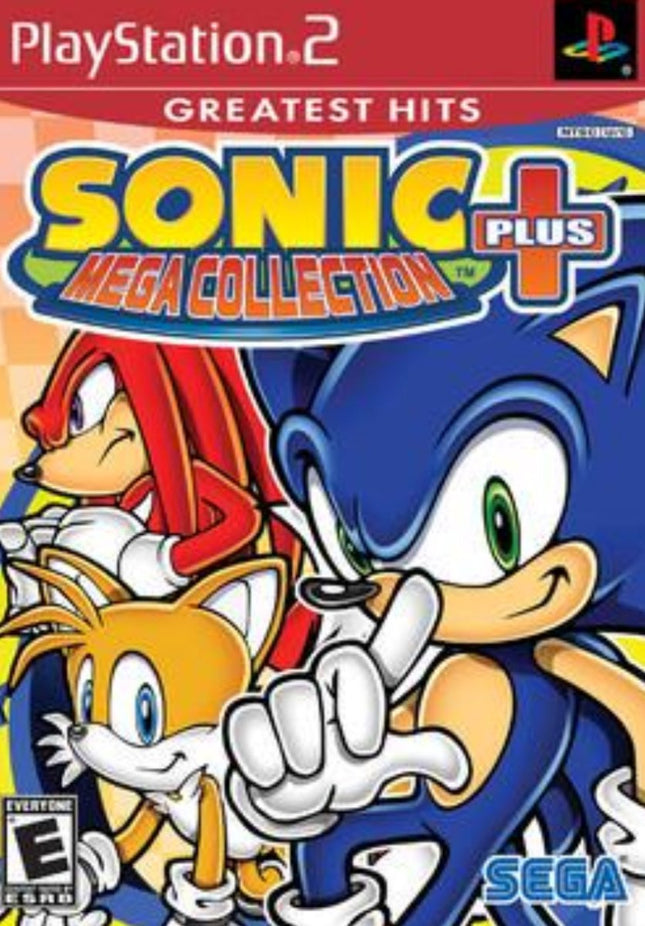 Sonic Mega Collection Plus (Greatest Hits) - Complete In Box - PlayStation 2