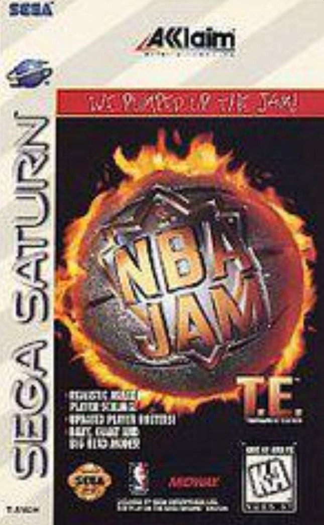 NBA Jam Tournament Edition - Complete In Box - Sega Saturn