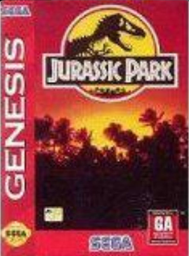 Jurassic Park - Cart Only - Sega Genesis