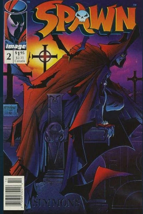 Spawn #2 Newsstand Edition (1992) VF 8  - Comic