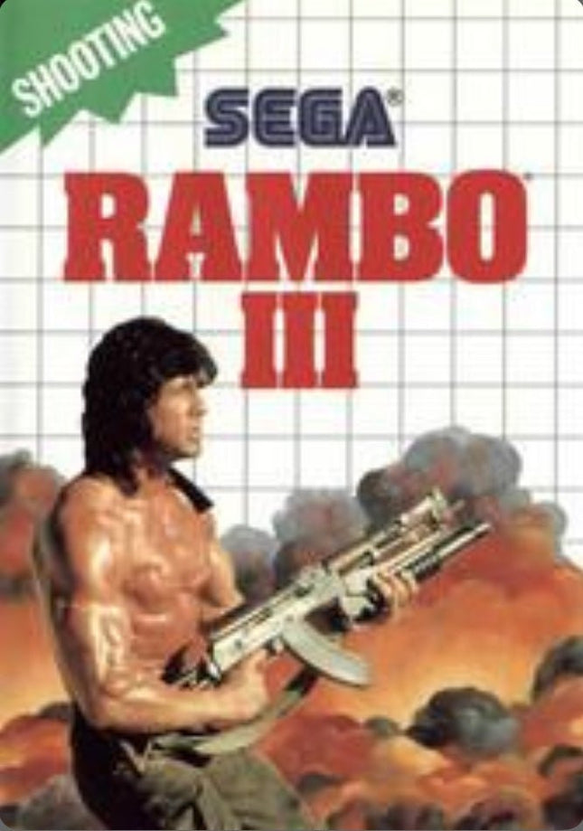 Rambo III - Box And Cart - Sega Master System