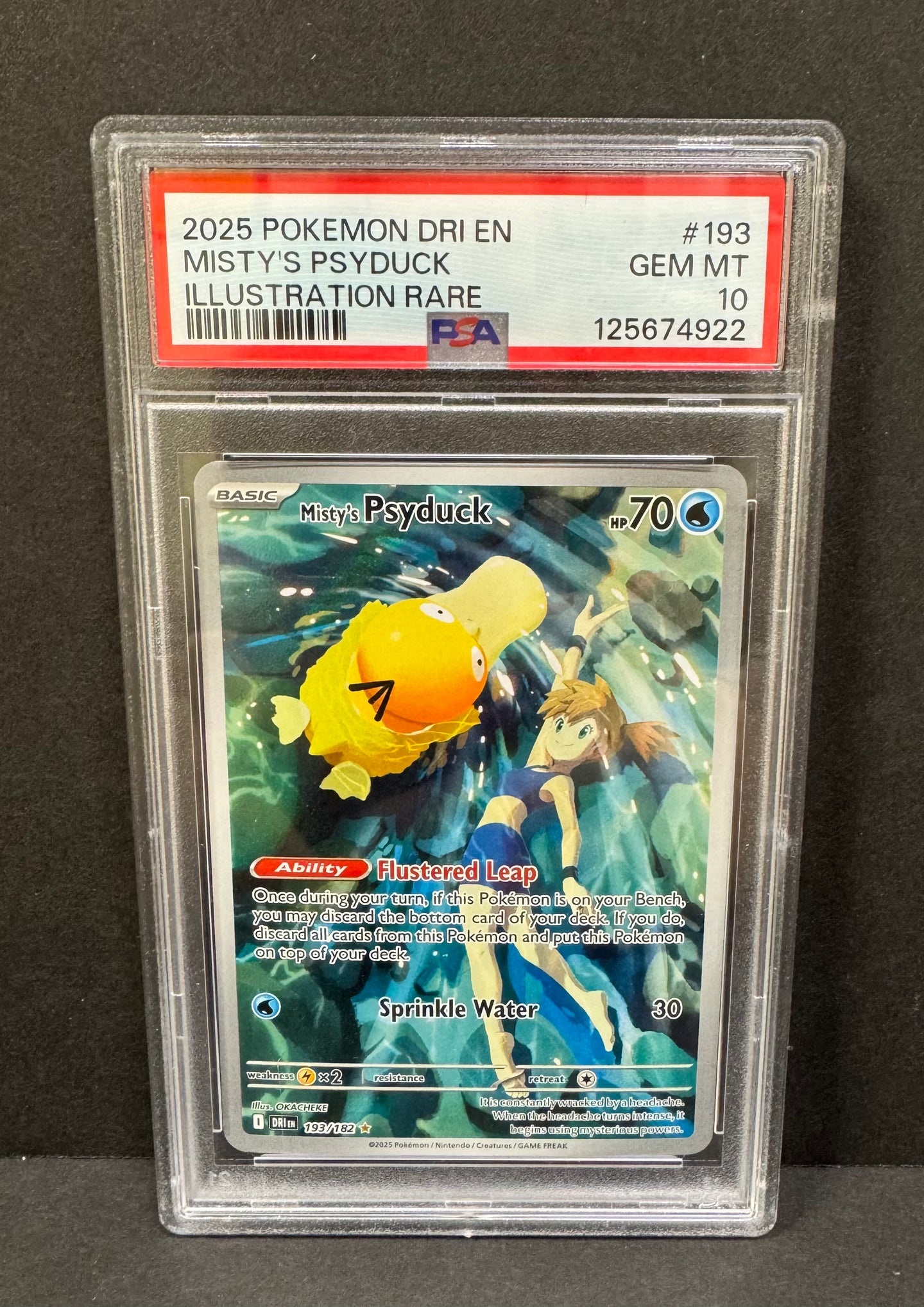 Misty’s Psyduck 193/182 (PSA GRADE 10) (2025)