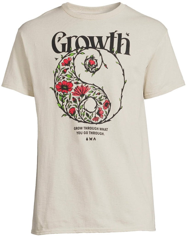 Growth Floral Yin Yang Graphic Tee - Short Sleeve