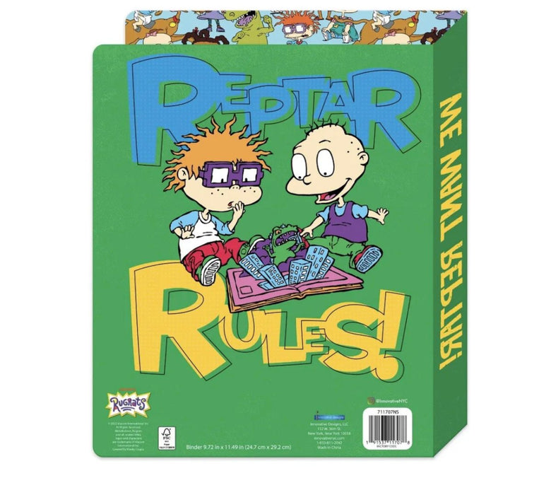 Nickelodeon Rugrats Stationery Bundle 3-Ring Binder Folder Notebook Composition - Office & School Supplies