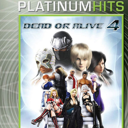 Dead Or Alive 4 ( Platinum Hits ) - Complete In Box - Xbox 360