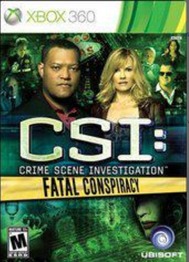 CSI : Fatal Conspiracy - Complete In Box - Xbox 360