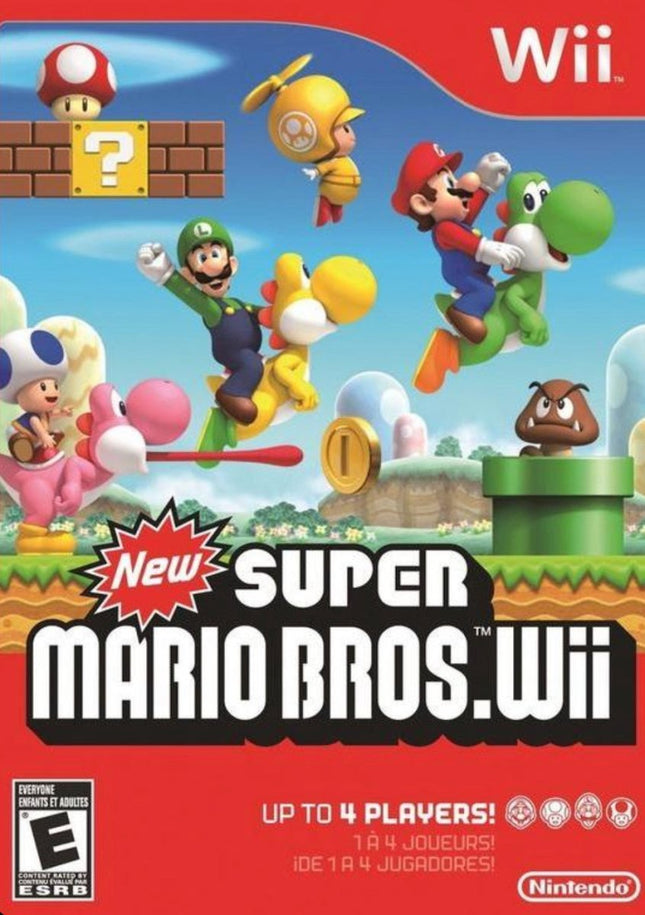 New Super Mario Bros. Wii - Box and Disc Only - Nintendo Wii
