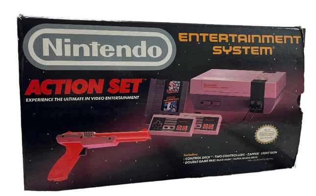 Nintendo Entertainment System Action Set - Complete In Box - Preowned - NES