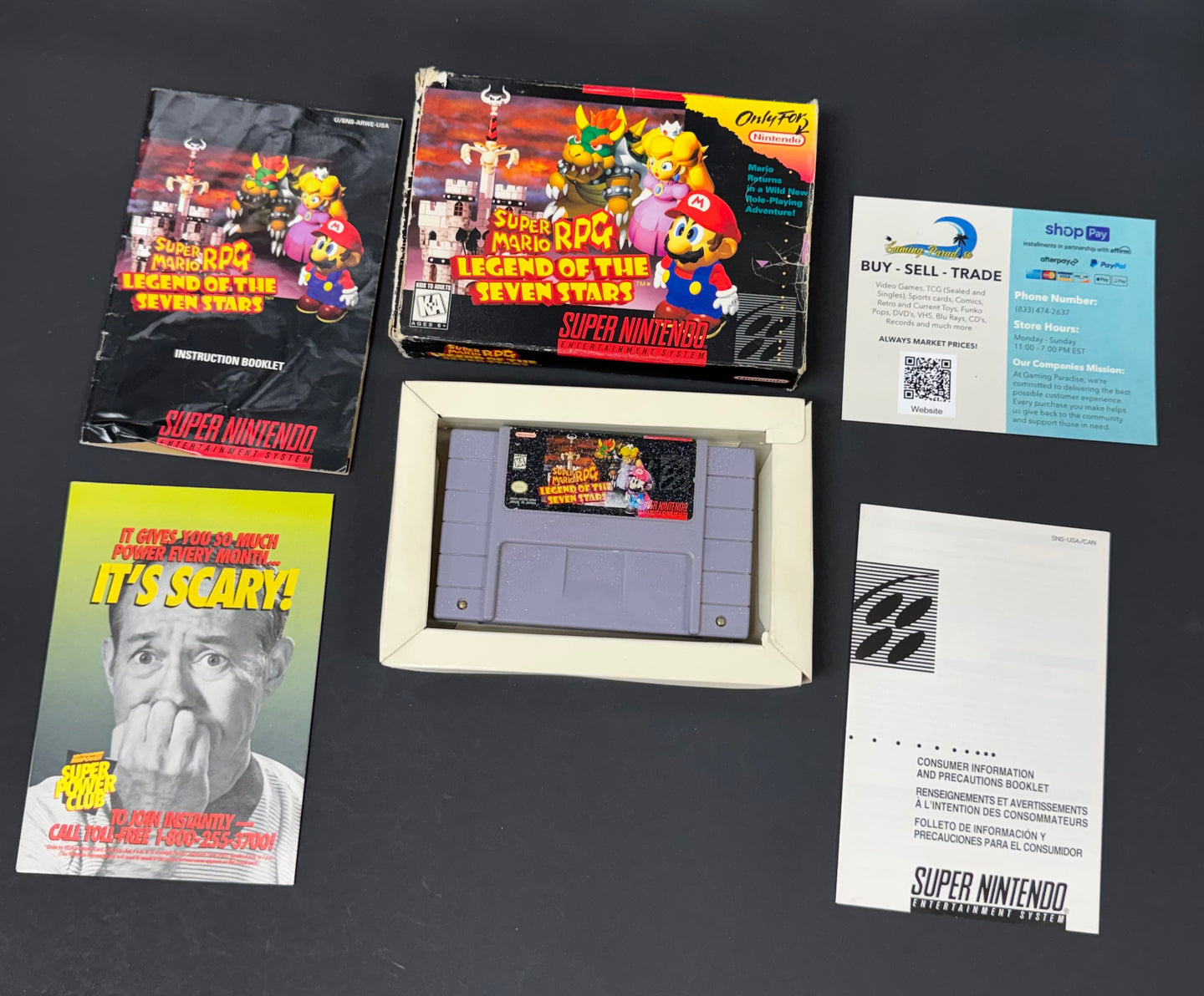 Super Mario RPG Super Nintendo CL 02