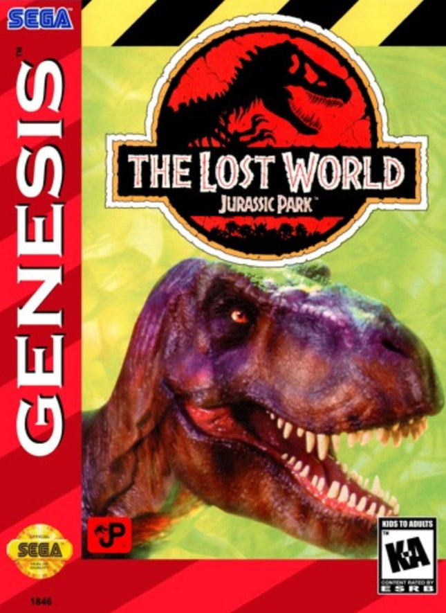 The Lost World Jurassic Park - Box And Cart Only  - Sega Genesis