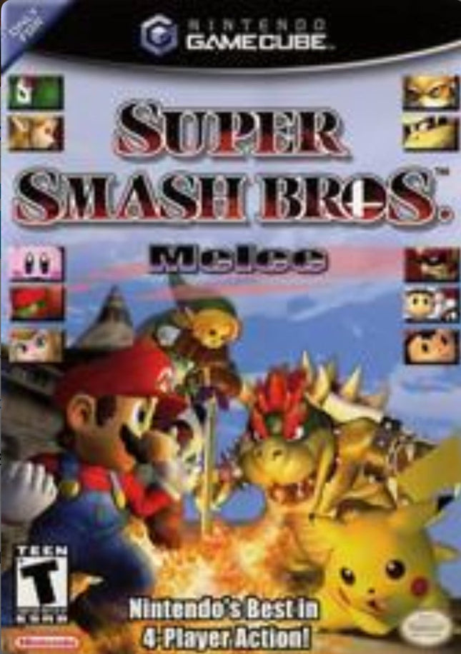 Super Smash Bros. Melee - Box And Disc Only - Gamecube