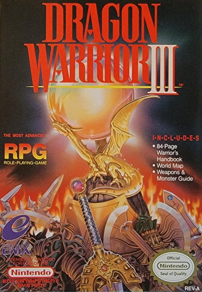 Dragon Warrior III - Cart Only - NES