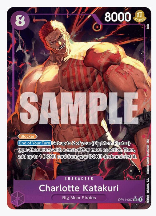 Charlotte Katakuri OP11-067 (Alternate Art) - A Fist of Divine Speed NM