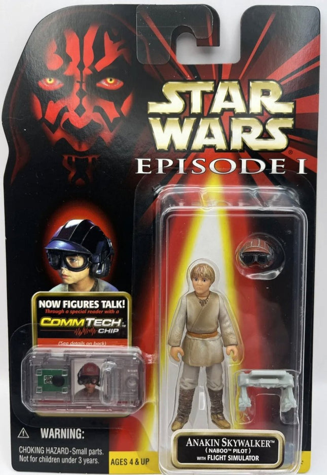 1998 Star Wars Episode I: Anakin Skywalker with Flight Simulator - Toys And Collectibles