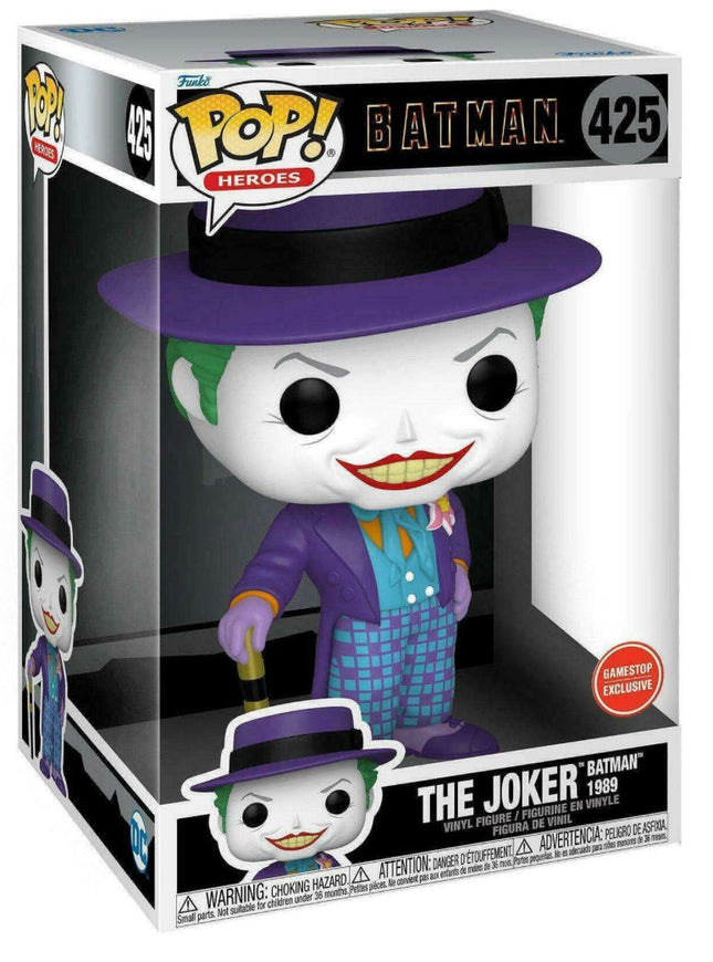 Batman: The Joker Batman 1989 #425 (Jumbo) (GameStop Exclusive) - With Box - Funko Pop