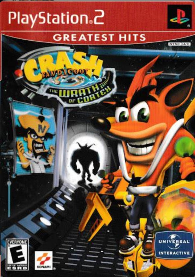 Crash Bandicoot  The Wrath Of Cortex (Greatest Hits) - Complete In Box - PlayStation 2