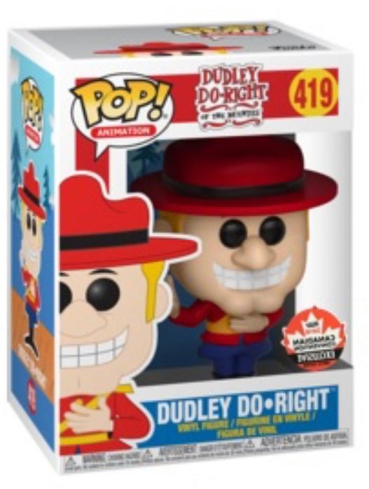 Dudley Do-Right Of The Mounties: Dudley Do-Right #419 (Canadian Convention Exclusive) - In Box - Funko Pop