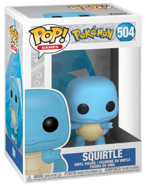 Pokemon Squirtle #504 - With Box - Funko Pop