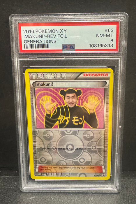 Imakuni? 63/83 (Reverse Holo) - XY Generations - PSA Grade 8