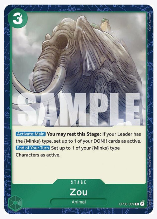 Zou OP08-039 - Two Legends NM