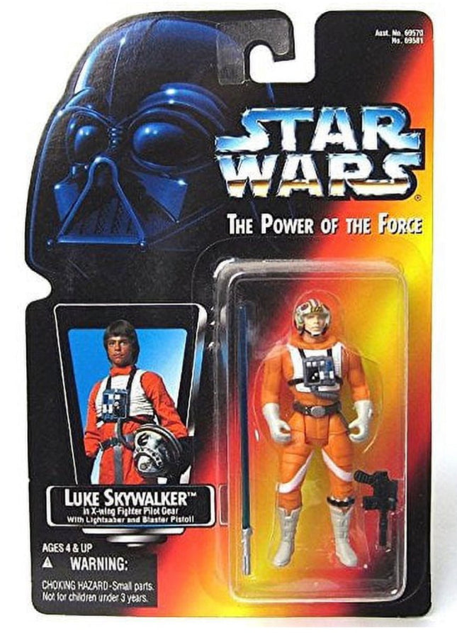 1995 Star Wars Power of The Force POTF2 Luke Skywalker [X-Wing Pilot] - Toys And Collectibles