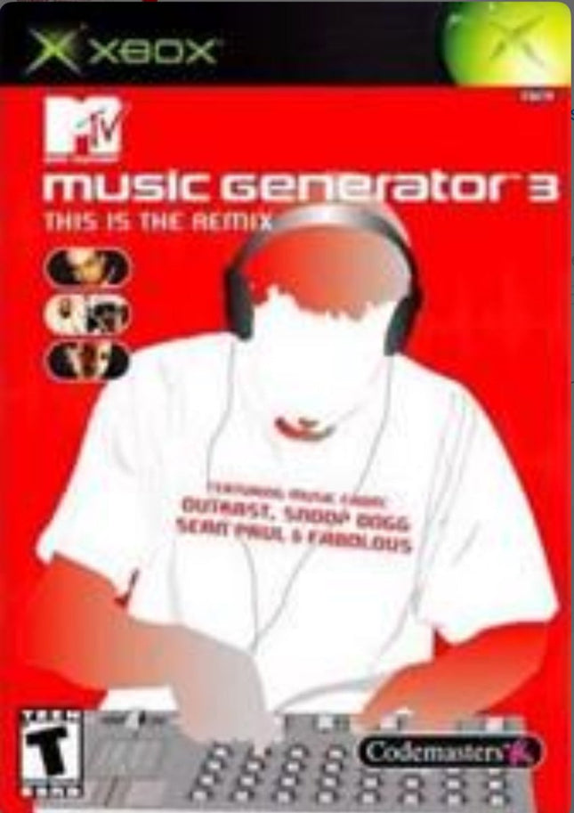 Music Generator 3 - Complete In Box - Xbox
