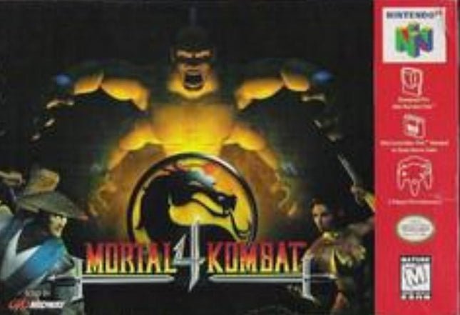 Mortal Kombat 4 - Box And Cart Only - Nintendo 64