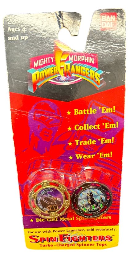 Mighty Morphin Power Rangers: Spin Fighters - New - Toys — Gaming Paradise