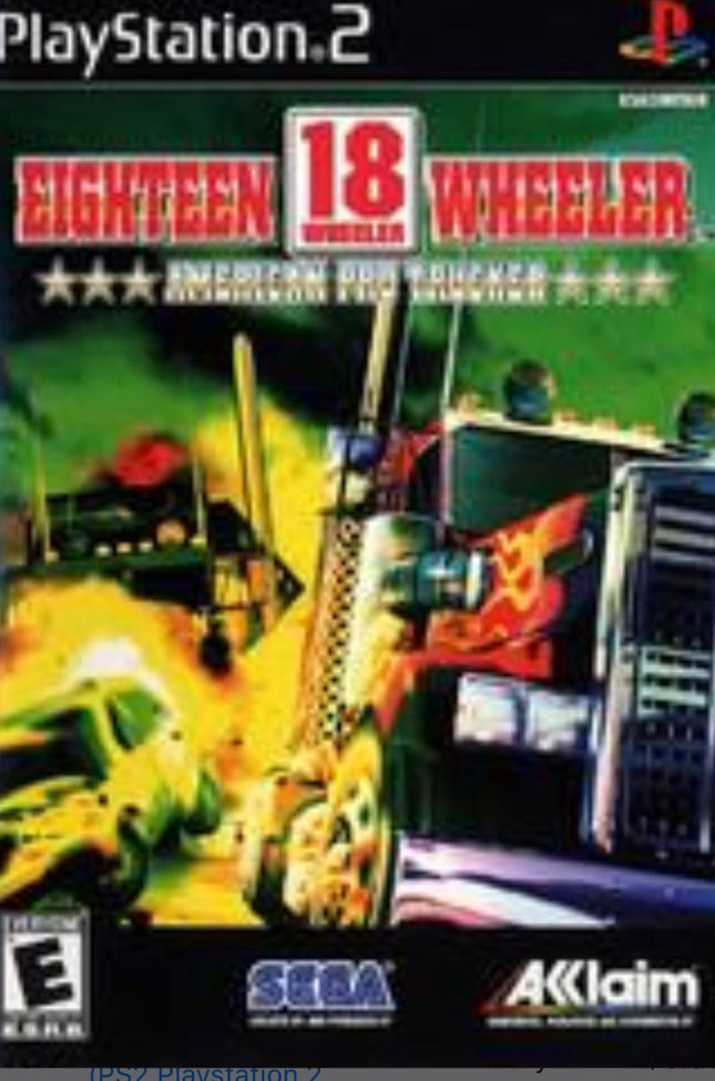 18 Wheeler Anerican Pro Trucker - Complete In Box - PlayStation 2