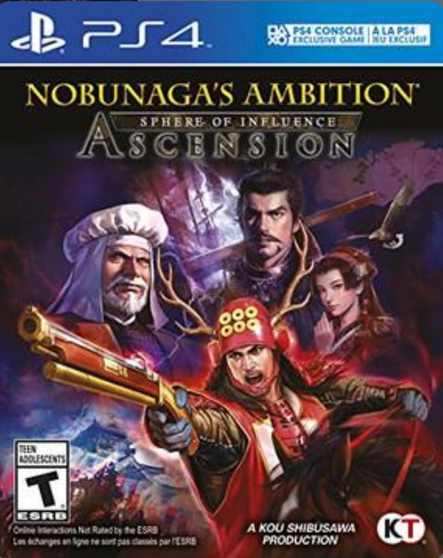 Nobunaga’s Ambition Sphere Of Influence ( Ascension ) - Complete In Box - PlayStation 4