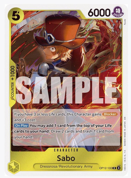 Sabo OP12-100 - Legacy of the Master NM