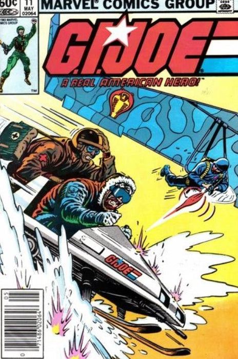 G.I. Joe: A Real American Hero #11 Newsstand Edition (1983) VF- 7.5  - Comic