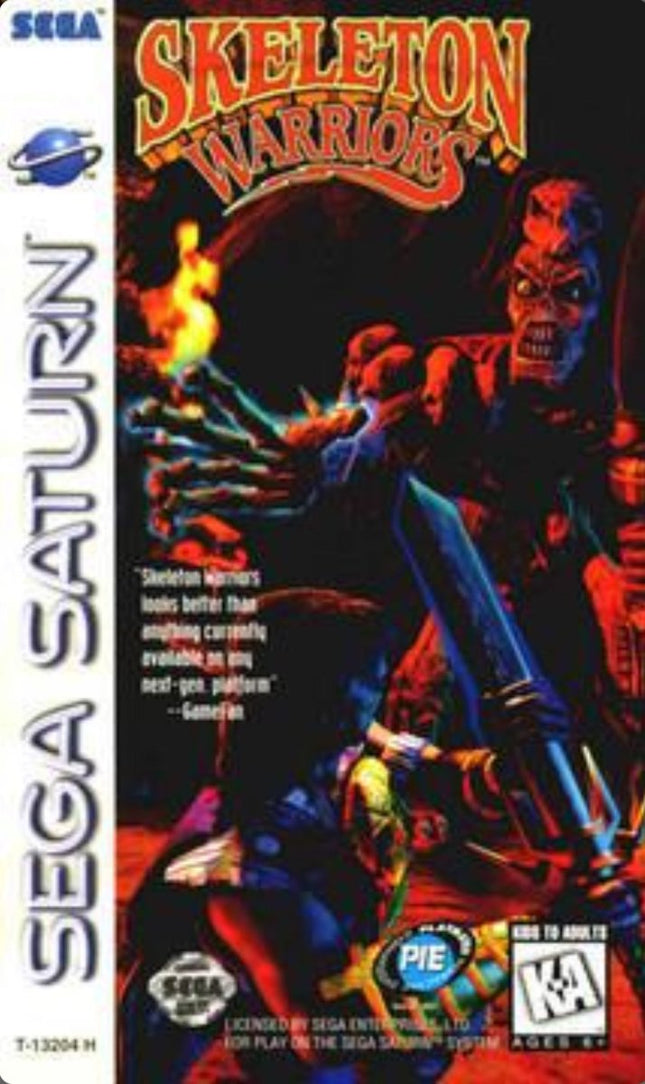 Skeleton Warriors - Complete In Box - Sega Saturn
